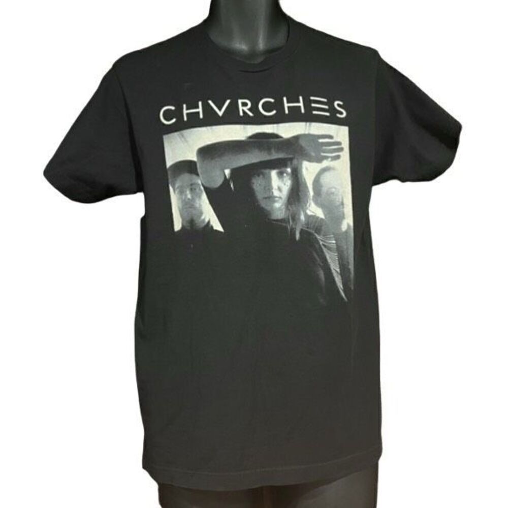 Churches Chvrches Black & White T-Shirt Men’s Small Medium